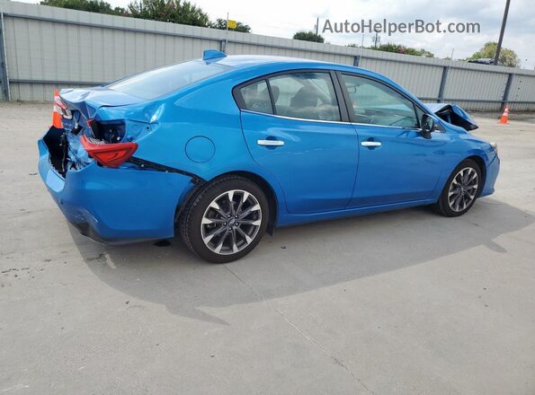 4S3GKAU68M3605322 2021 SUBARU IMPREZA Blue Trasero derecho