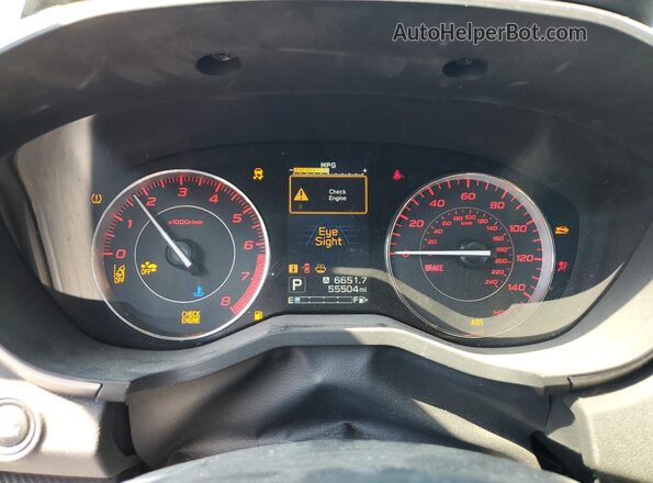 4S3GTAM63M3710380 2021 SUBARU IMPREZA Белый Вид щитка приборов