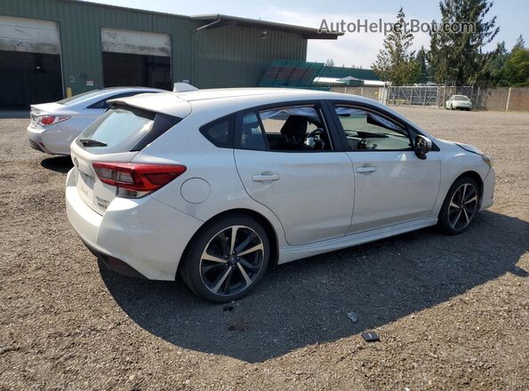 4S3GTAM63M3710380 2021 SUBARU IMPREZA Белый Задняя правая четверть