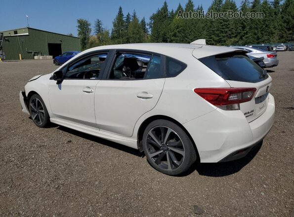 4S3GTAM63M3710380 2021 SUBARU IMPREZA Белый Задняя левая четверть
