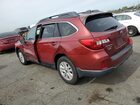 2017 Subaru Outback 2.5i Premium Темно-бордовый vin: 4S4BSACC3H3350582