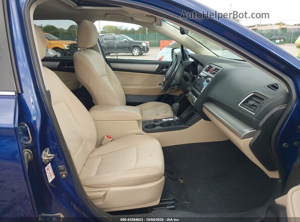 4S4BSAHC7G3347658 2016 SUBARU OUTBACK Синий Вид салона спереди