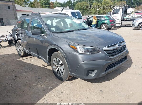 4S4BTAAC3L3109713 2020 SUBARU OUTBACK Gray Przód prawy