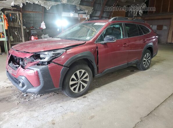 4S4BTACC3P3148756 2023 SUBARU OUTBACK Темно-бордовый Передняя левая четверть