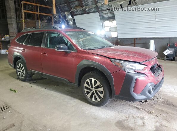 4S4BTACC3P3148756 2023 SUBARU OUTBACK Темно-бордовый Передняя правая четверть