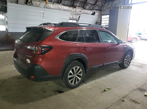 4S4BTACC3P3148756 2023 SUBARU OUTBACK Темно-бордовый Задняя правая четверть