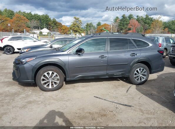 4S4BTADC4S3115448 2025 SUBARU OUTBACK Gray სალონის 360-გრადუსიანი ხედი