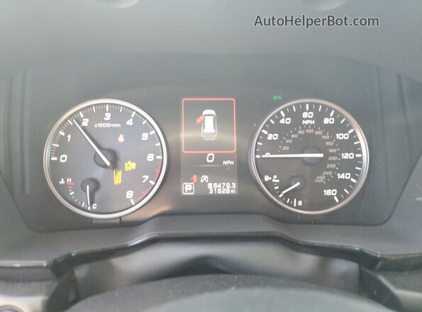 4S4BTAEC0L3239216 2020 SUBARU OUTBACK Серебряный Вид щитка приборов