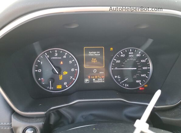 4S4BTALC0L3219678 2020 SUBARU OUTBACK Серый Вид щитка приборов