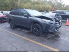 2024 Subaru Outback Onyx Edition Gray vin: 4S4BTALC5R3215571