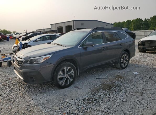 4S4BTANC6L3219066 2020 SUBARU OUTBACK Charcoal Առջևի ձախ երեք քառորդ տեսարան