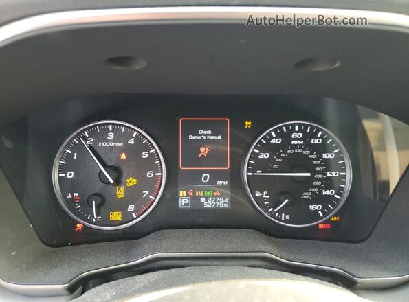 4S4BTANC6L3219066 2020 SUBARU OUTBACK Charcoal Սարքավորումների վահանակի տեսք