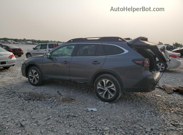 4S4BTANC6L3219066 2020 SUBARU OUTBACK Charcoal Հետևի ձախ