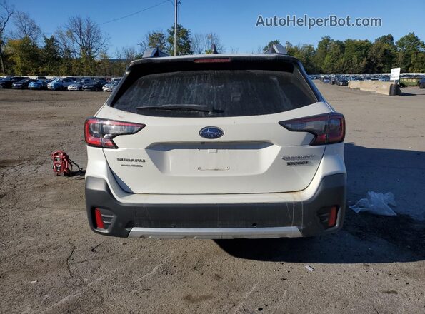 4S4BTAPC0L3208206 2020 SUBARU OUTBACK White Вид ззаду