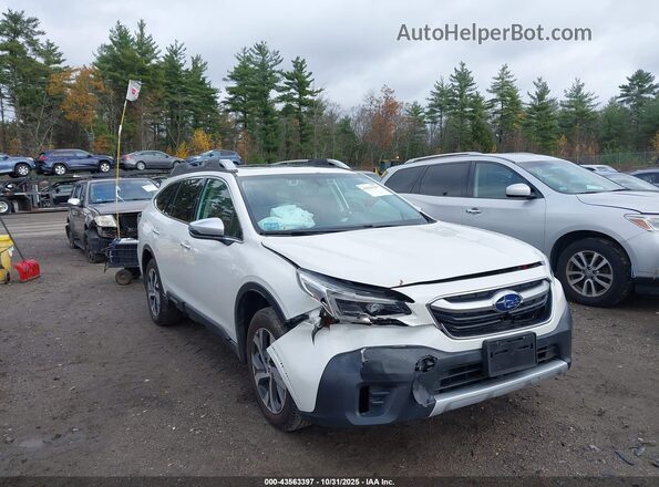 4S4BTAPC5N3255847 2022 SUBARU OUTBACK Белый Передняя правая четверть