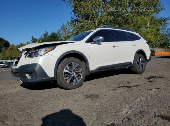 4S4BTAPC8L3133061 2020 SUBARU OUTBACK White წინა მარცხენა ხედი სამი მეოთხედიდან