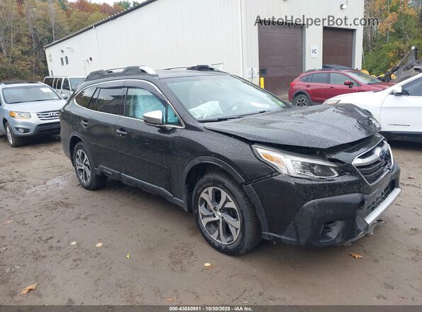 4S4BTGPD7L3103593 2020 SUBARU OUTBACK Черный Передняя правая четверть