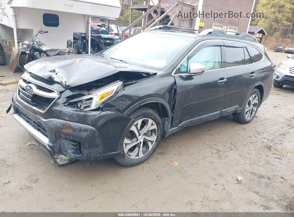 4S4BTGPD7L3103593 2020 SUBARU OUTBACK Черный Передняя левая четверть