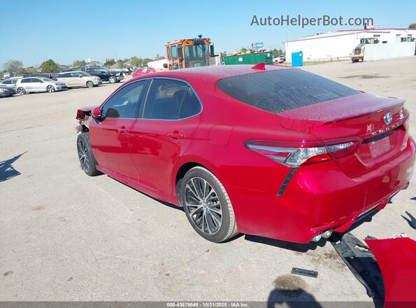 4T1B21HK2KU011121 2019 TOYOTA CAMRY HYBRID Красный Задняя левая четверть