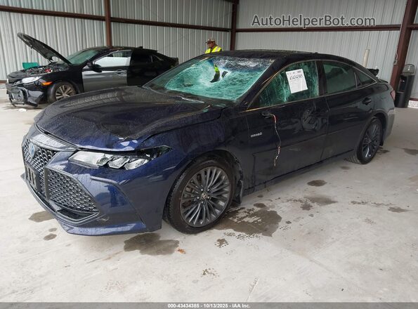 4T1EA1AB4MU002675 2021 TOYOTA AVALON Dark Blue Передняя левая четверть