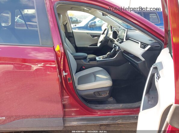 4T3D6RFV0NU081463 2022 TOYOTA LIMITED Темно-бордовый Вид салона спереди