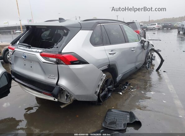 4T3E6RFV1MU059801 2021 TOYOTA RAV4 HYBRID Gray Trasero derecho