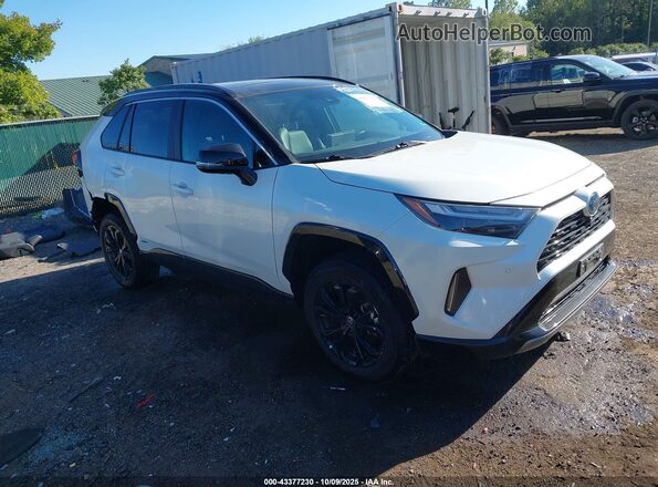 4T3E6RFV4NU073127 2022 TOYOTA RAV4 HYBRID White Front right