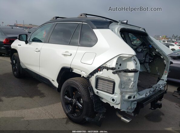 4T3E6RFV9MU052420 2021 TOYOTA RAV4 HYBRID Белый Задняя левая четверть