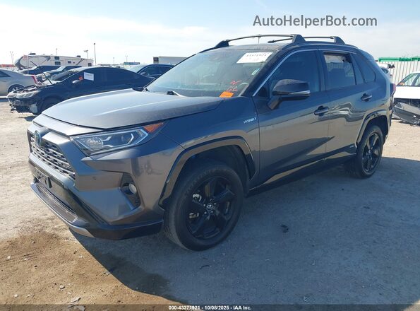 4T3E6RFVXMU006689 2021 TOYOTA RAV4 HYBRID Gray წინა მარცხენა ხედი სამი მეოთხედიდან