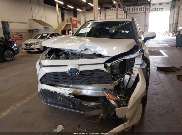 4T3T6RFV3PU106273 2023 TOYOTA RAV4 HYBRID White Widok zestawu wskaźników