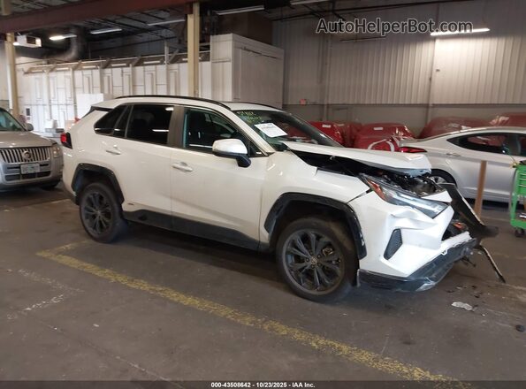 4T3T6RFV3PU106273 2023 TOYOTA RAV4 HYBRID White Przód prawy