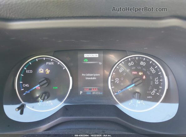 4T3T6RFVXNU073530 2022 TOYOTA RAV4 HYBRID Gray Vista de los asientos traseros