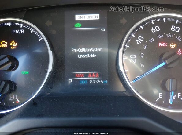 4T3T6RFVXNU073530 2022 TOYOTA RAV4 HYBRID Gray 