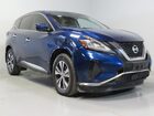 2020 Nissan Murano S Синий vin: 5N1AZ2AJ1LN118011