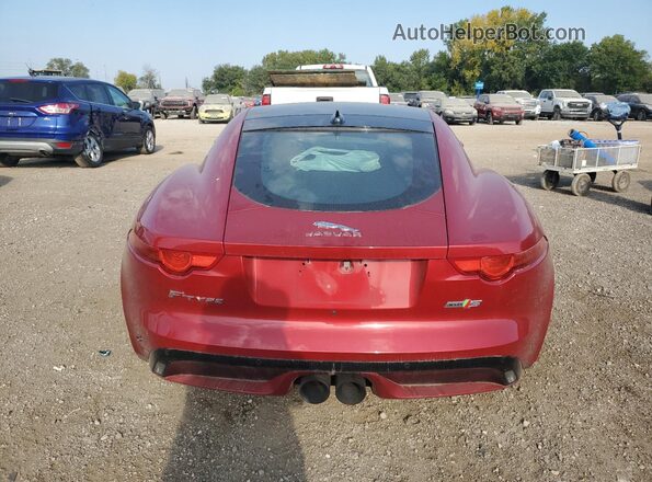 SAJWJ6BV8G8K29297 2016 JAGUAR F-TYPE Red Widok wnętrza z przodu