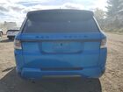 2016 Land Rover Range Rover Sport Sc Синий vin: SALWR2EF8GA559432