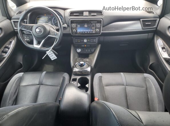 1N4AZ1CP7JC308622 2018 NISSAN LEAF White Widok zestawu wskaźników
