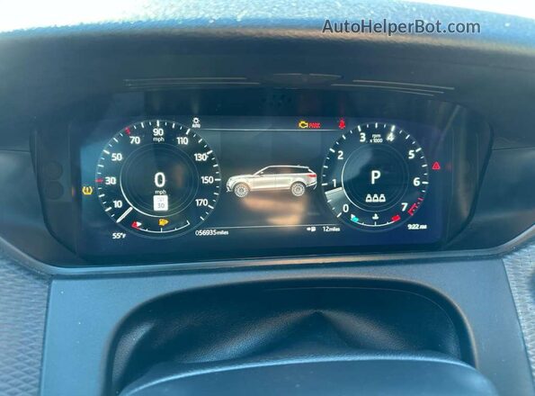 SALYT2EX8PA353935 2023 LAND ROVER RANGE ROVER Синий Вид щитка приборов