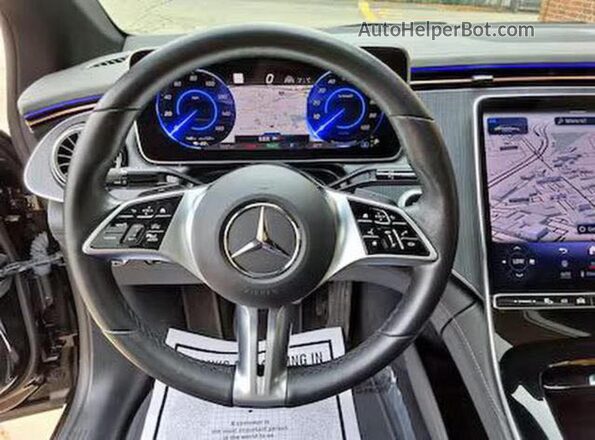 W1KEG1CB0RF045377 2024 MERCEDES-BENZ EQE Черный Вид задней части салона