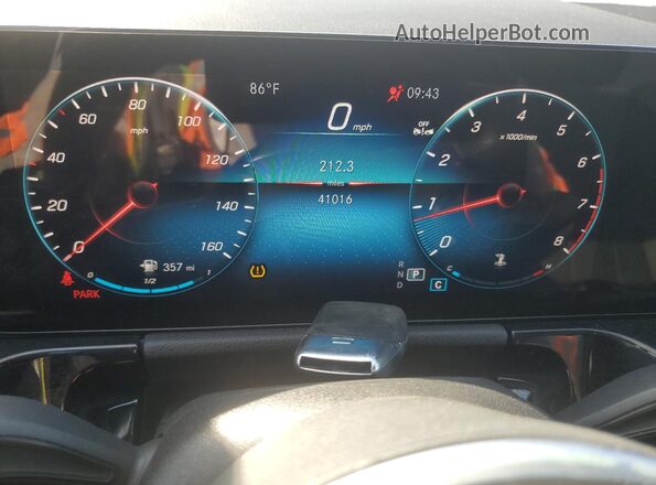 W1N4N4GB5PJ474928 2023 MERCEDES-BENZ GLA Черный Вид задних сидений