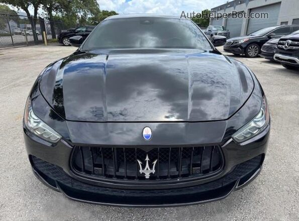 ZAM57RSA3H1206281 2017 MASERATI GHIBLI Black Widok z tyłu