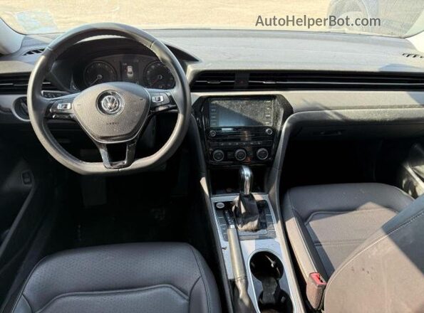 1VWSA7A35MC001637 2021 VOLKSWAGEN PASSAT Black უკანა სავარძლების ხედი