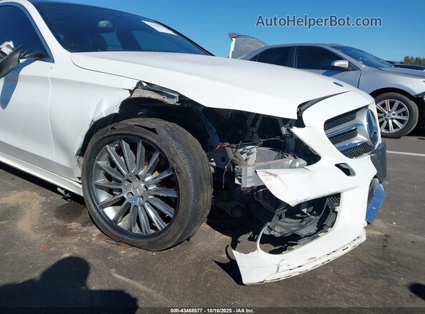 55SWF4JB2JU270087 2018 MERCEDES-BENZ C-CLASS Белый Вид спереди