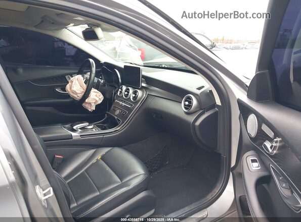 55SWF4KB7GU150938 2016 MERCEDES-BENZ C-CLASS Gray Սալոնի դիմացի տեսք
