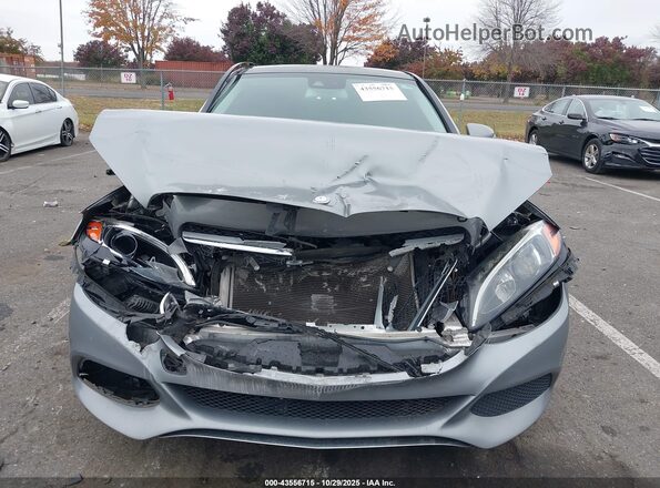 55SWF4KB7GU150938 2016 MERCEDES-BENZ C-CLASS Gray Դիմացի տեսք