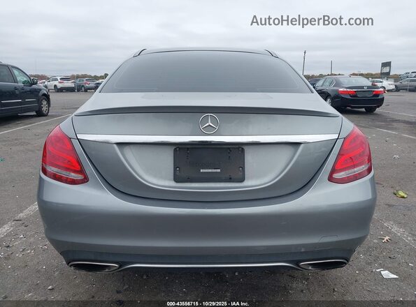 55SWF4KB7GU150938 2016 MERCEDES-BENZ C-CLASS Gray 