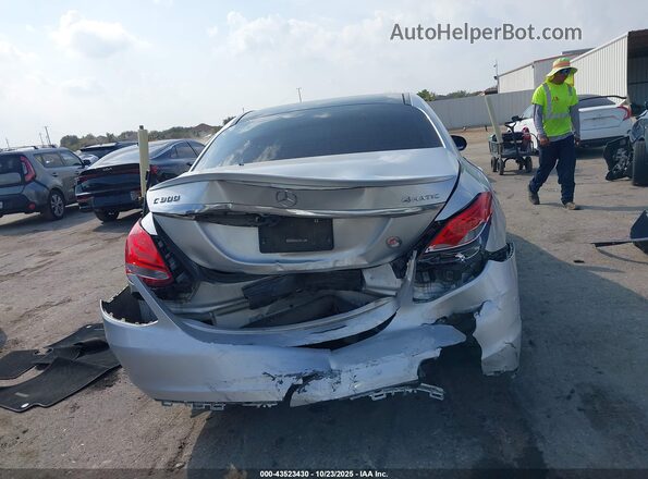 55SWF4KBXGU117240 2016 MERCEDES-BENZ C-CLASS Silver 