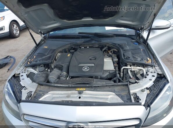 55SWF4KBXGU117240 2016 MERCEDES-BENZ C-CLASS Silver Հետևի տեսք