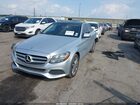 2016 Mercedes-benz C 300 4matic Silver vin: 55SWF4KBXGU117240