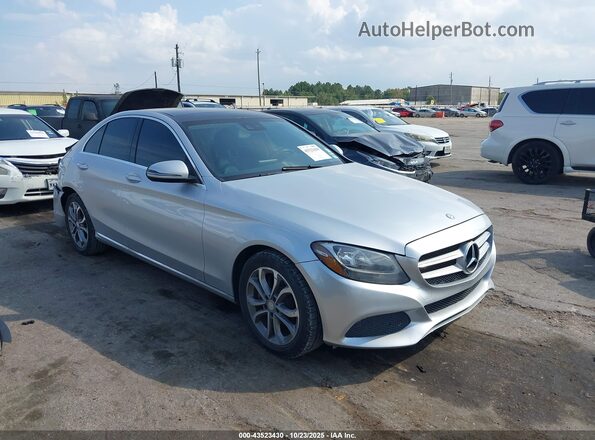 55SWF4KBXGU117240 2016 MERCEDES-BENZ C-CLASS Silver Սալոնի հետևի տեսք